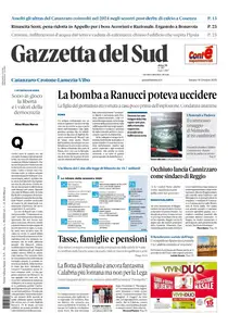 Gazzetta del Sud Catanzaro - 18 Ottobre 2025