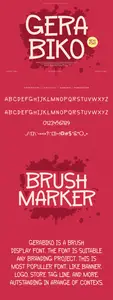 Gerabiko - Marker Font MZRHFCQ