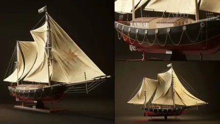 Sailing Boat Tutorial ( Modeling, Texturing, Lighting)