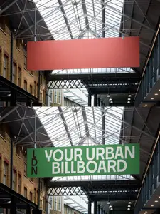 Billboard Mockup Design in Urban London Space 1705890430