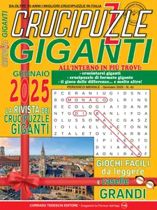 Crucipuzzle Giganti N.41 - Gennaio 2025