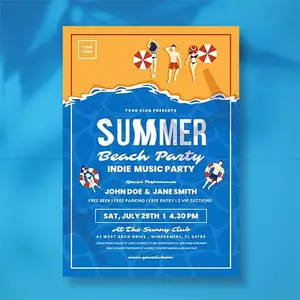 Summer Beach Party Flyer