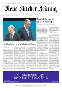 Neue Zurcher Zeitung International  - 11 Febraur 2025