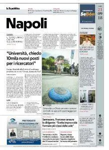 la Repubblica Napoli - 21 Settembre 2018