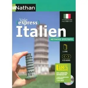  Voie express Italien intensif ( Book+Audio+CD-ROM )