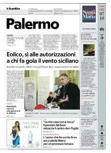 la Repubblica Palermo - 8 Luglio 2018