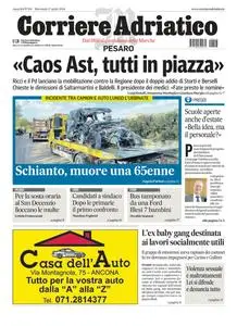 Corriere Adriatico Pesaro - 17 Aprile 2024