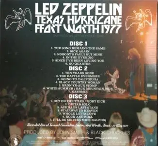 Led Zeppelin ‎- Texas Hurricane Fort Worth 1977 (2014)