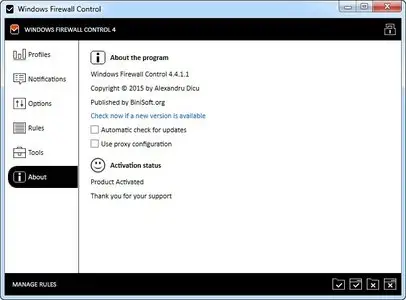 Windows Firewall Control 4.4.1.1