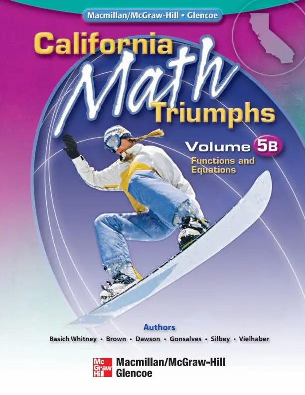 California Math Triumphs: Functions and Equations, Volume 5B (repost)