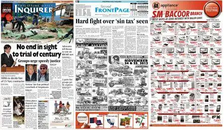 Philippine Daily Inquirer – November 23, 2012