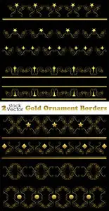 Vectors - Gold Ornament Borders