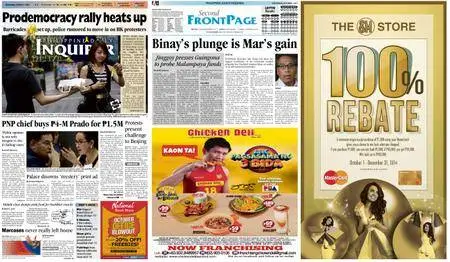 Philippine Daily Inquirer – October 01, 2014