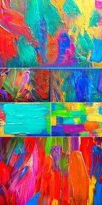Stock Photo - Abstract Acrylic Paint Backgrounds