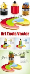 Art Tools Vector