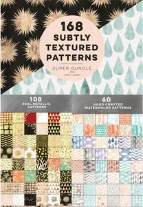 CreativeMarket - 168 Subtly Textured Patterns Bundle