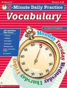 5-minute Daily Practice: Vocabulary (Grades 4-8)(Repost)