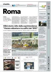 la Repubblica Roma - 27 Febbraio 2019