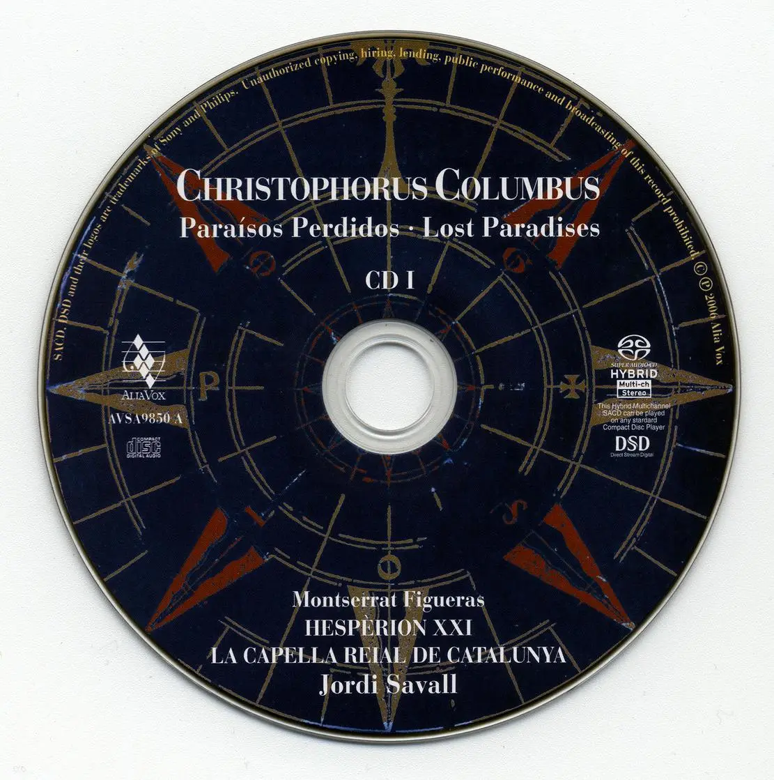 CHRISTOPHORUS COLUMBUS Lost Paradises – Jordi Savall · Alia Vox