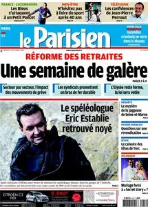 Le Parisien, du Mardi 12 octobre 2010 plus Suppl.