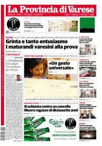 La Provincia di Varese - 22 Giugno 2017