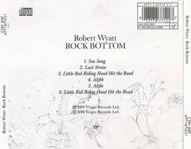 Robert Wyatt - Rock Bottom (1974) {1989 Virgin}