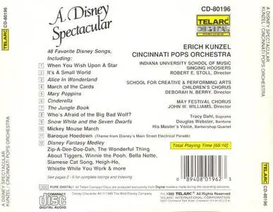 Erich Kunzel & Cincinnati Pops Orchestra -  A Disney Spectacular - Telarc