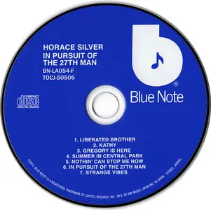 Horace Silver - In Pursuit Of The 27th Man (1972) Japanese Reissue, 2012