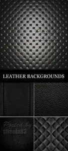 Stock Photo - Dark Leather Backgrounds