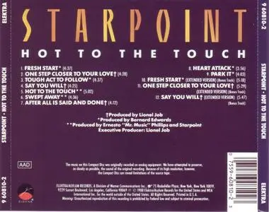 Starpoint - Hot To The Touch (1988)