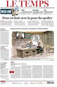 Le Temps - 25 mai 2019