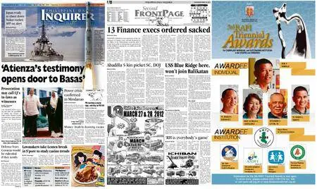 Philippine Daily Inquirer – March 24, 2012