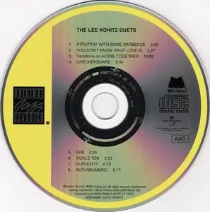 Lee Konitz - The Lee Konitz Duets (1967) [Remastered 1990] {REPOST}