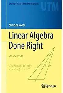Linear Algebra Done Right (3rd edition)
