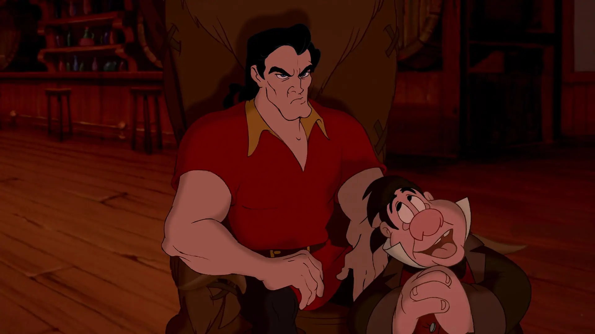 Beauty and the beast gaston. Друг Гастона красавица и чудовище. Красавица и чудовище 1991 2017 Гастон. Beauty and the Beast 1991 Лефу. Гастон красавица и чудовище 18.