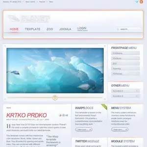 Joomla Template YooTheme Planet 1.5.1