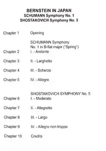 Bernstein: The Concert Collection BOXSET 9 DVD - Bernstein in Japan- Schumann | Shostakovich - DVD 6/9
