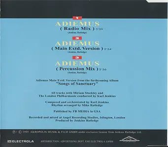 Adiemus - Adiemus (1995, CD-Single)