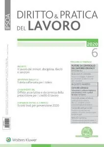 Diritto e Pratica del Lavoro N.6 - 8 Febbraio 2020