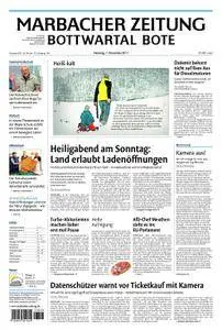 Marbacher Zeitung - 07. November 2017
