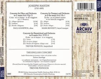 Trevor Pinnock, The English Concert - Joseph Haydn: Concertos for Oboe, Trumpet & Harpsichord (1992)