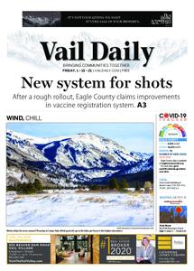 Vail Daily – January 15, 2021