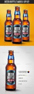 GraphicRiver Beer Bottle Mock-Up V2
