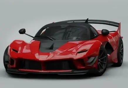 Ferrari FXX K Evo 2018 3D model