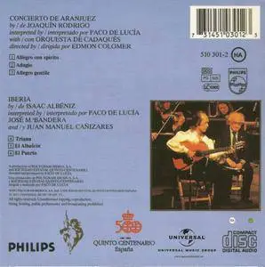 Paco de Lucia - Concierto de Aranjuez & Iberia (1991) {2010 Nueva Integral Box Set CD 22 of 27}