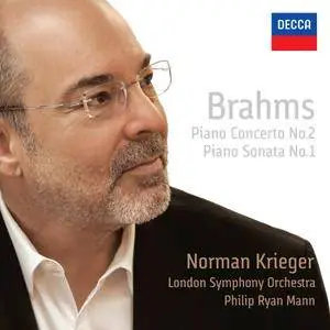 Norman Krieger - Brahms: Piano Concerto No. 2 / Piano Sonata No. 1 (2017) [Official Digital Download]