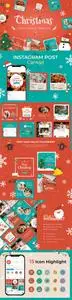 Christmas Social Media Instagram Template Pack