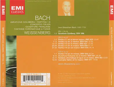 Alexis Weissenberg - Johann Sebastian Bach (2000)
