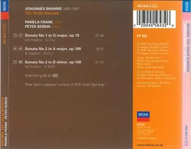 Pamela Frank, Peter Serkin - Brahms: Violin Sonatas (1998)