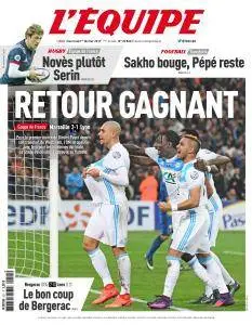 L'equipe du Mercredi 1 Février 2017